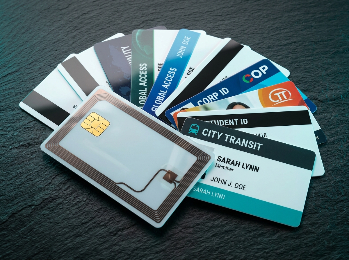 Solid Virgin PVC Core ID Cards and Smart RFID Media