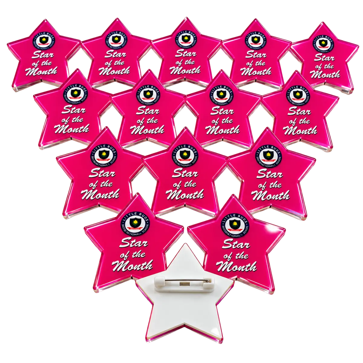 Bulk manufacturing of acrylic name badges at IDGen Guwahati factory