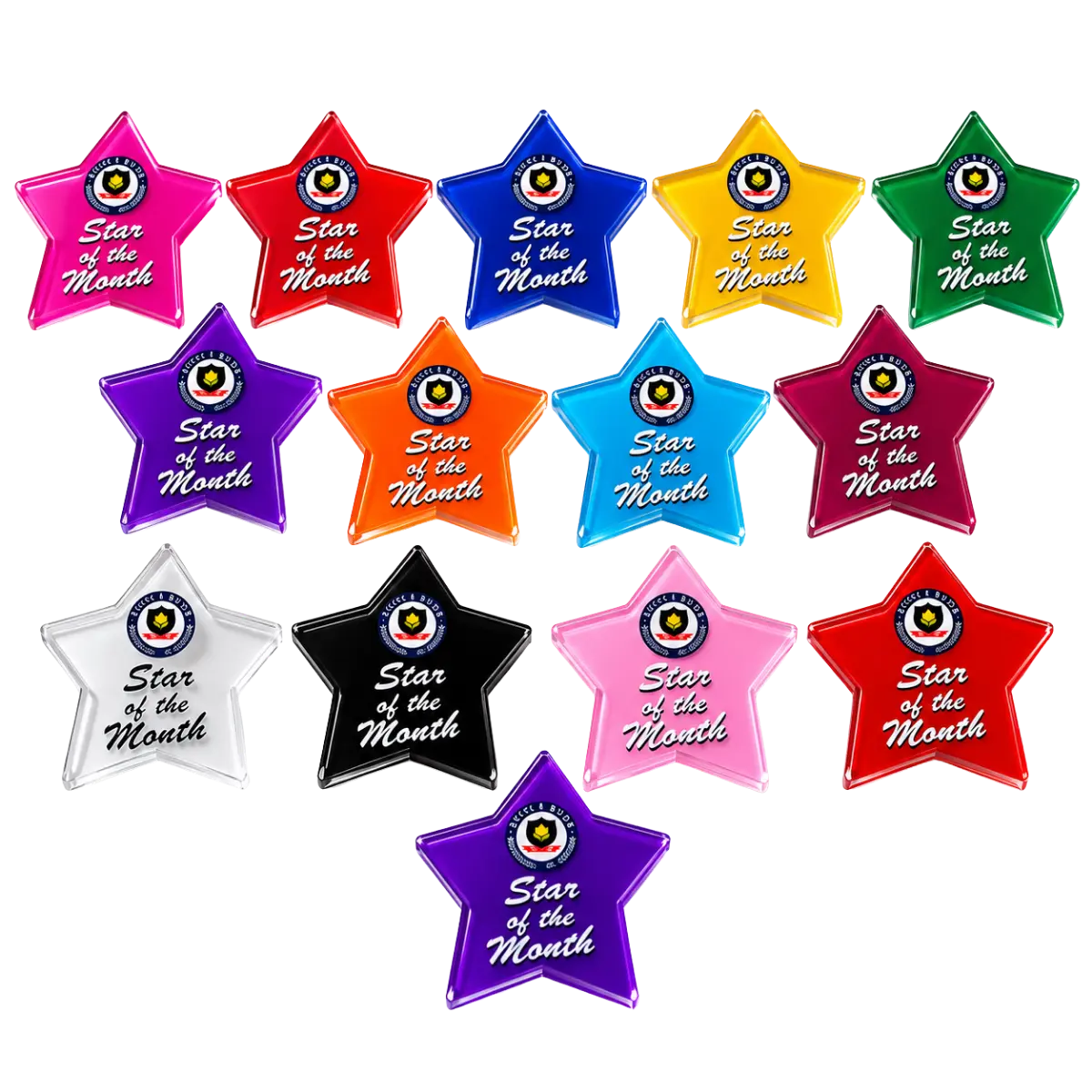 IDGen VIP conference delegate and hospitality staff acrylic badges