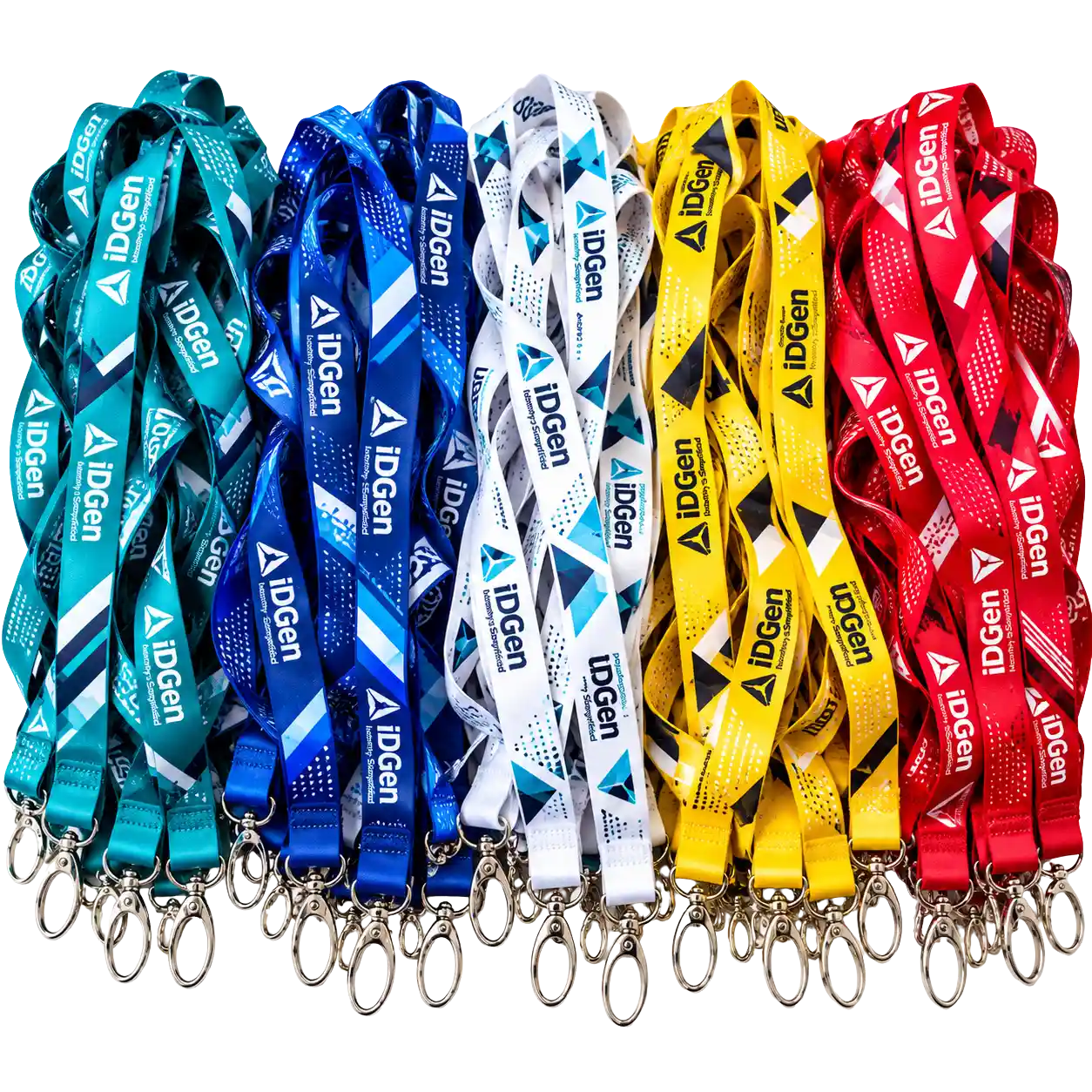 VIP Conference Delegate Pass with holographic security foil and dual swivel hooks