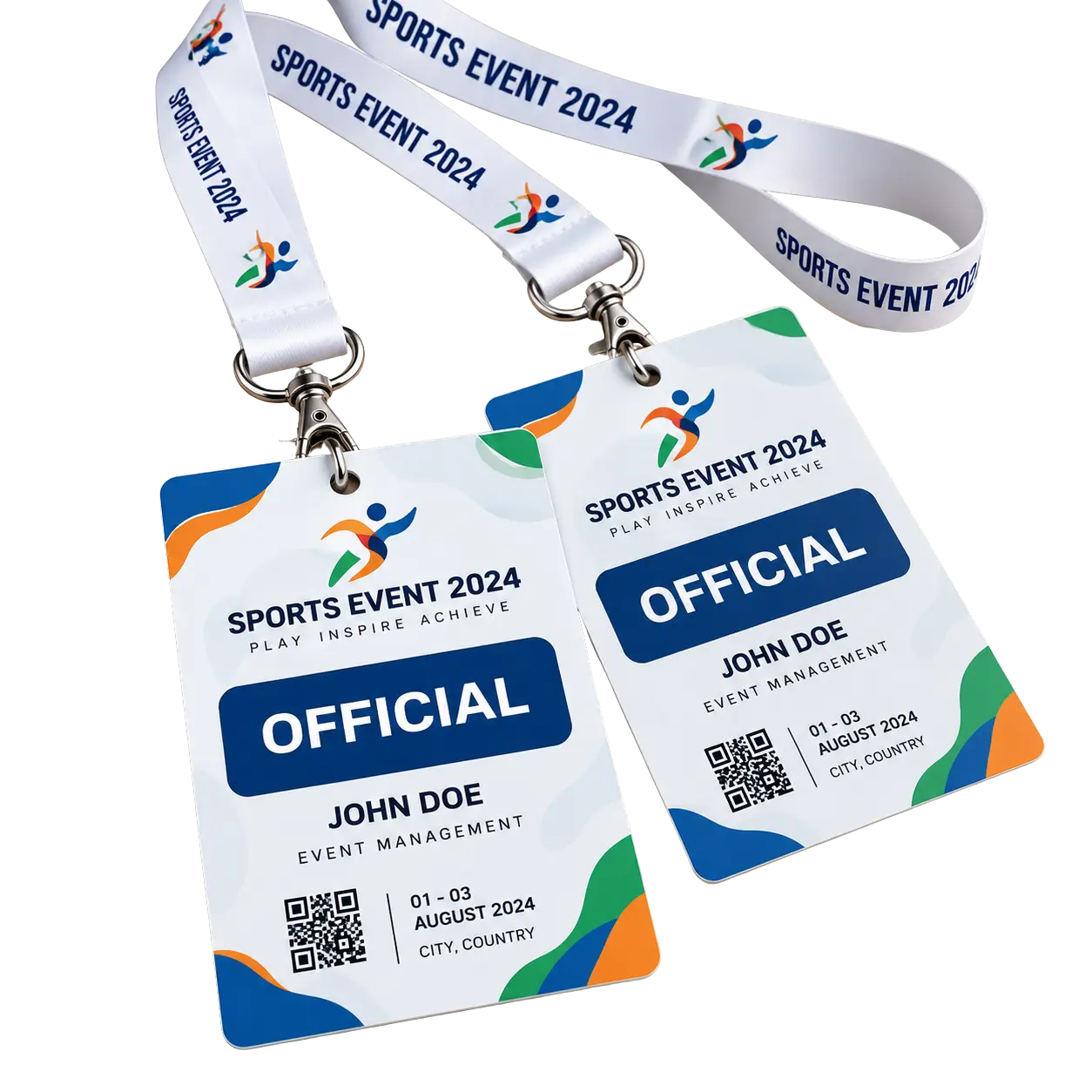 Color-coded attendee categories for Delegate Speaker VIP Organizer and Sponsor
